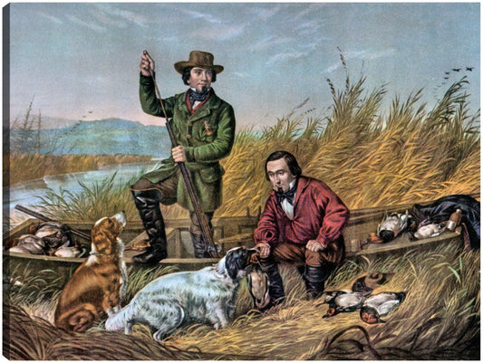 Patos salvajes y perros - Vintage Images