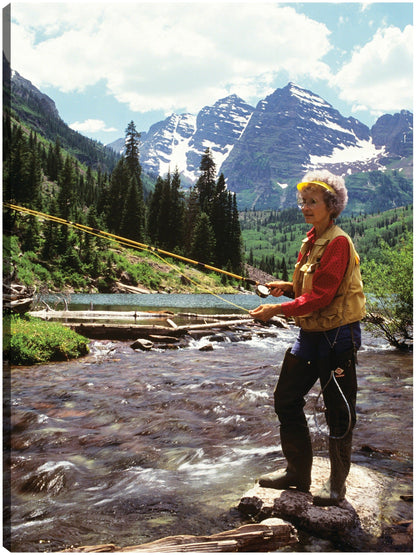 Pesca en arroyos de montaña - Vintage Images
