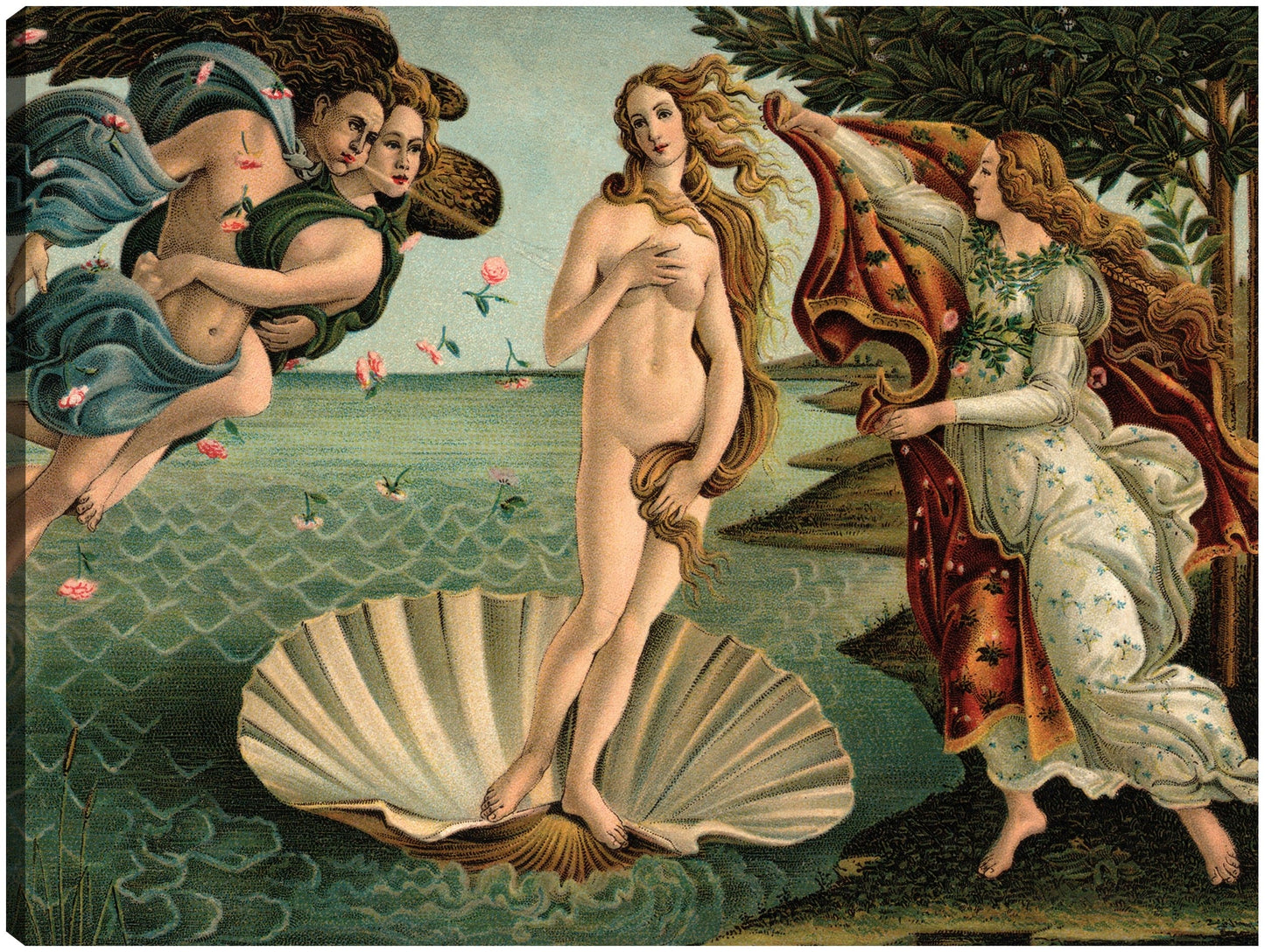 Nacimiento de Venus Pintura - Vintage Images