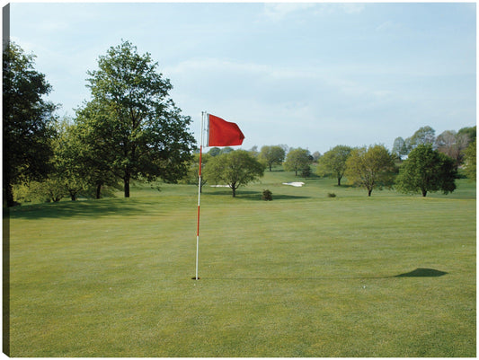 Hoyo de Golf Red Flag - Vintage Images