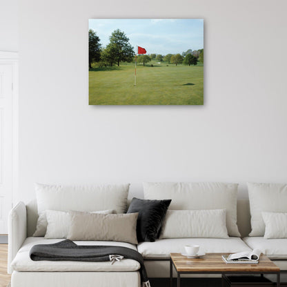 Hoyo de Golf Red Flag - Vintage Images