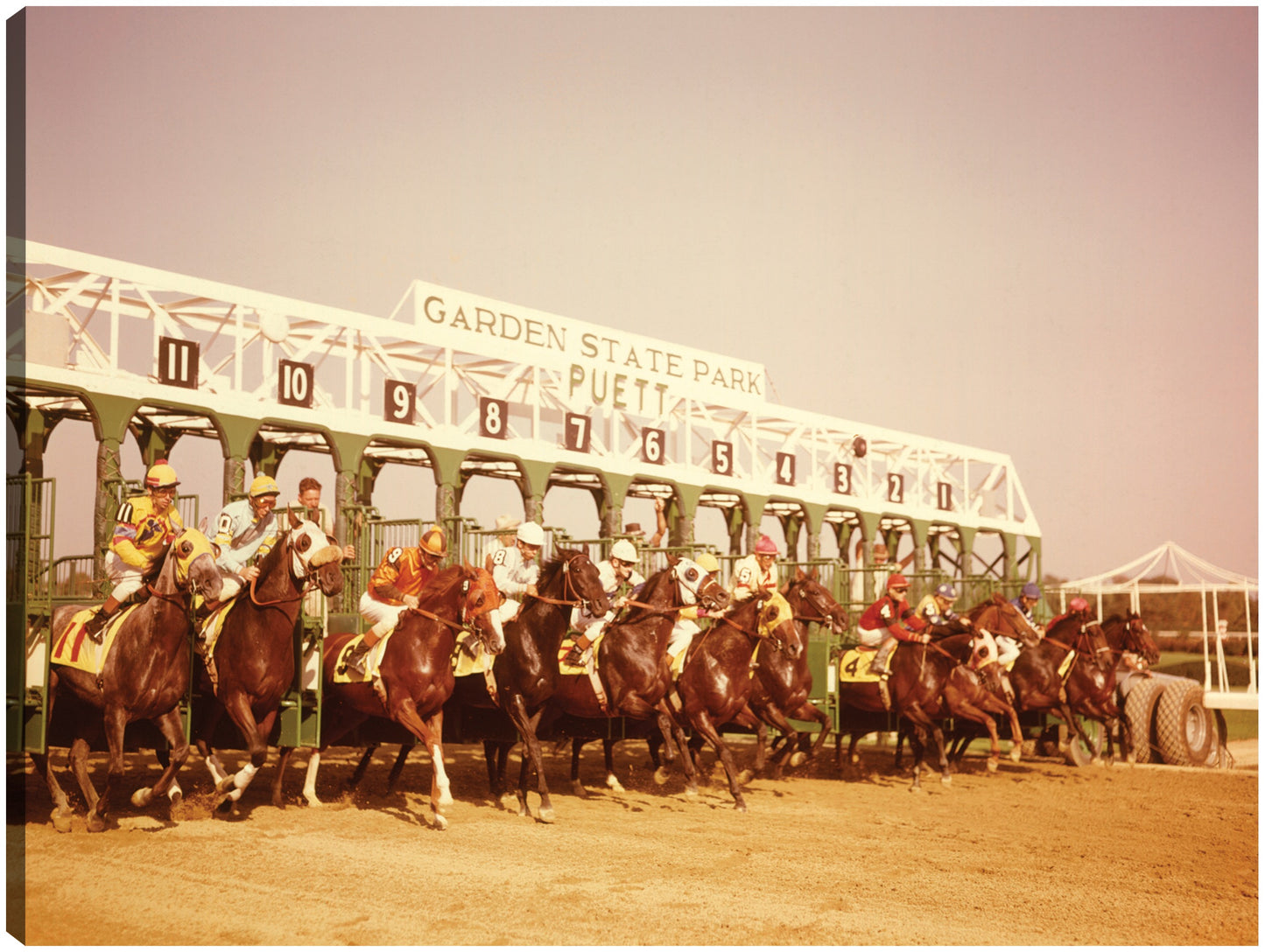 Y están fuera de los caballos - Vintage Images