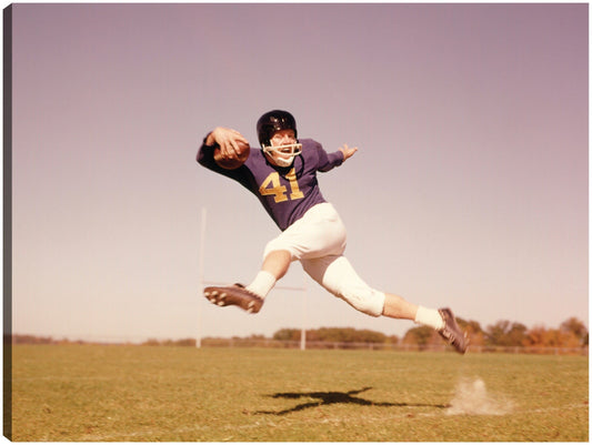 Running Quarterback - Vintage Images