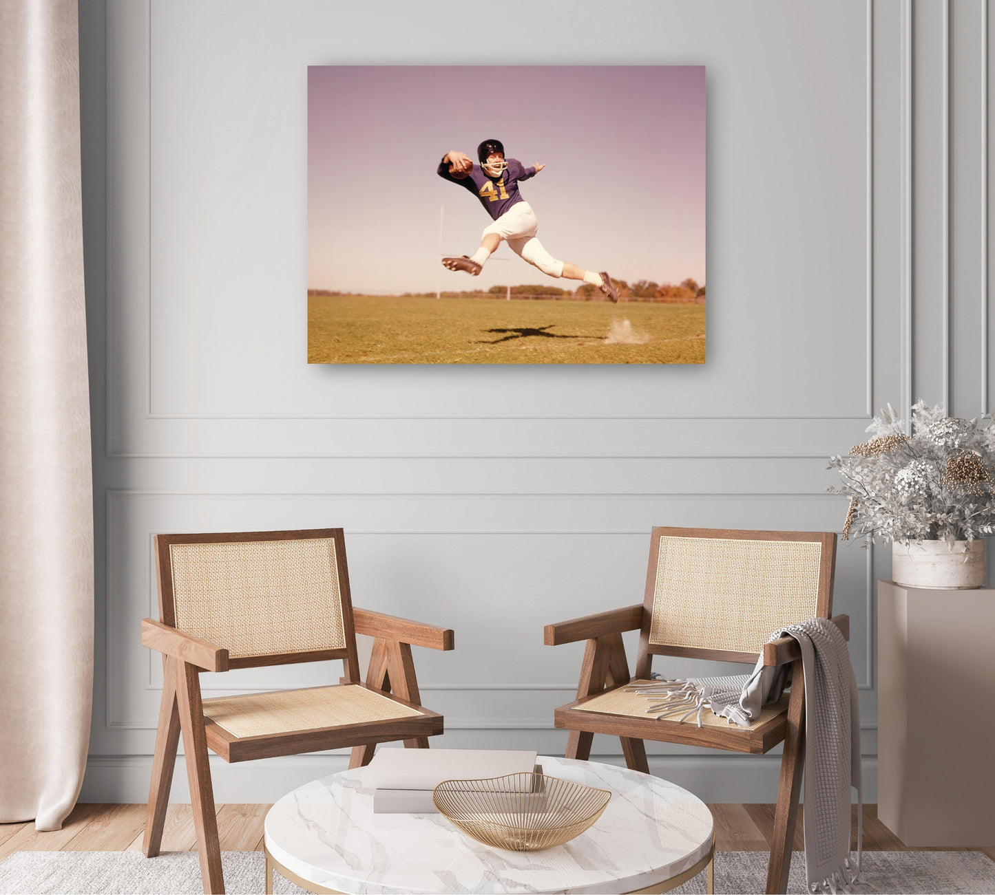 Running Quarterback - Vintage Images
