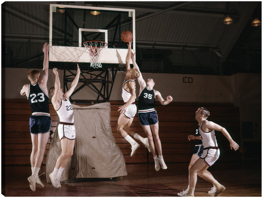 Equipo de baloncesto retro - Vintage Images