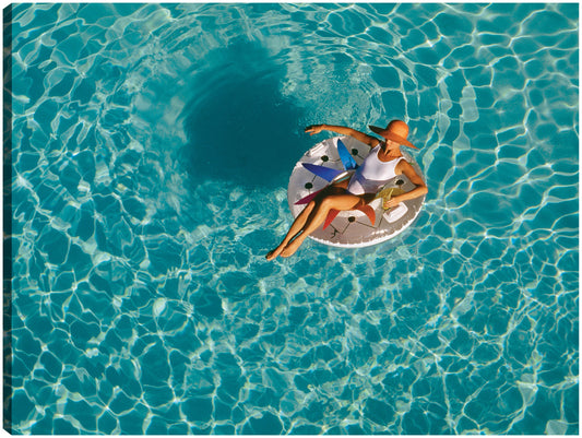 Piscina fresca flotante - Vintage Images
