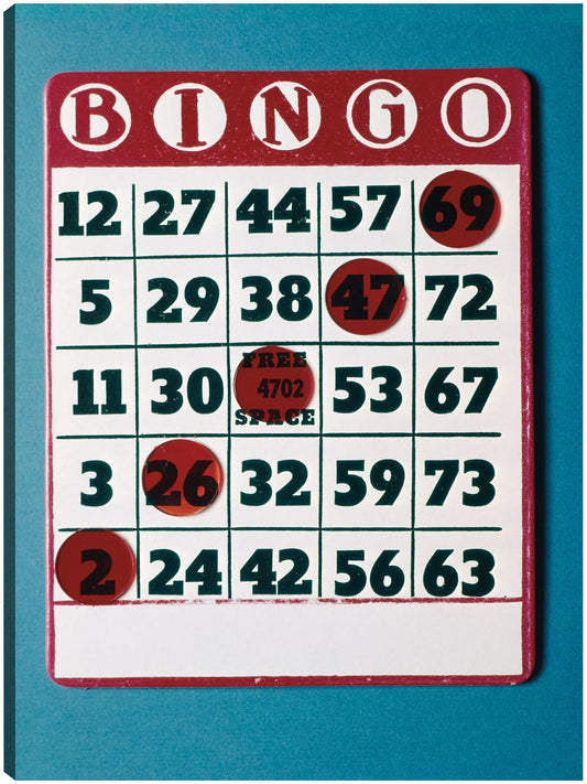 Tarjeta de bingo ganadora - Vintage Images
