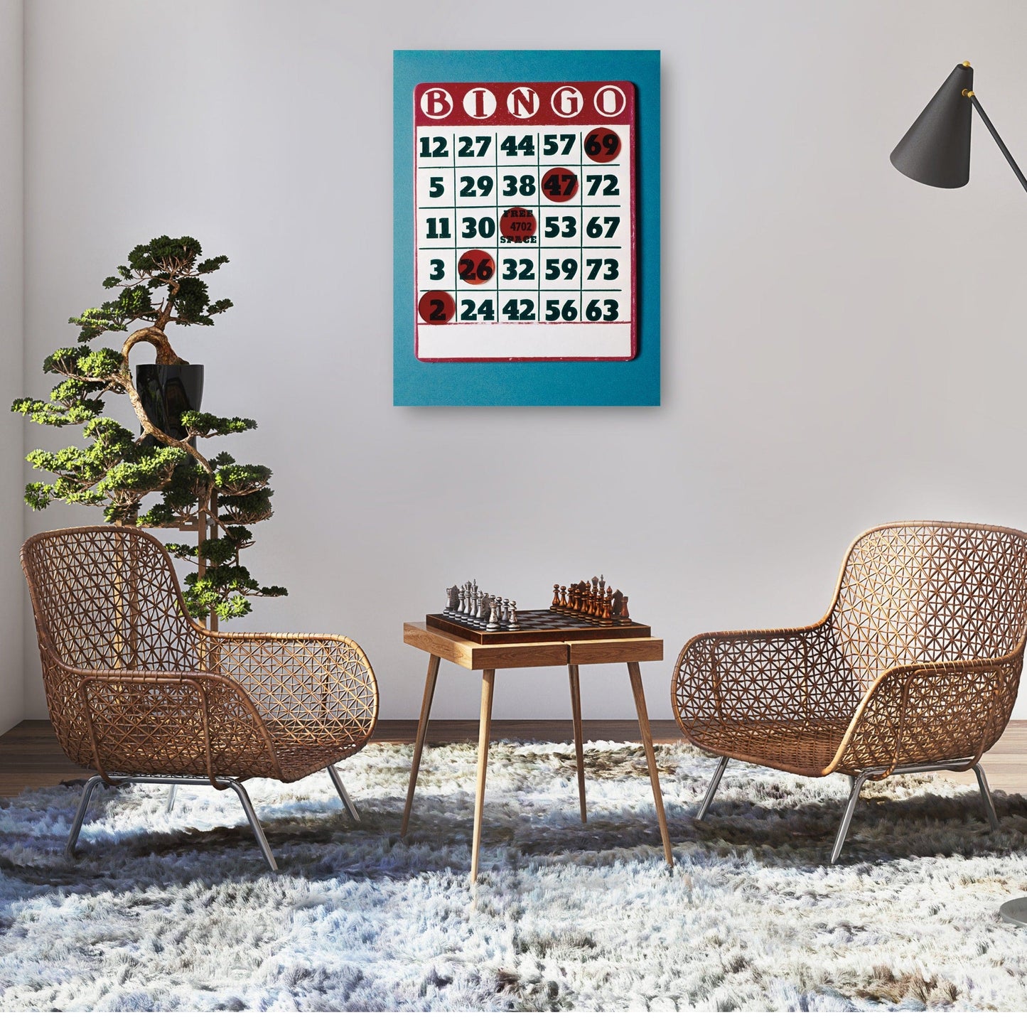 Tarjeta de bingo ganadora - Vintage Images