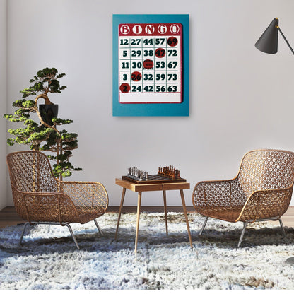 Tarjeta de bingo ganadora - Vintage Images