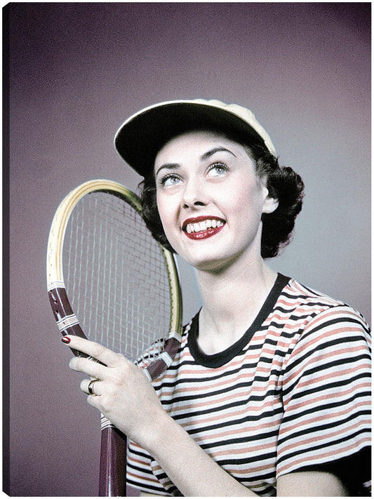 Bonito atuendo de tenis - Vintage Images