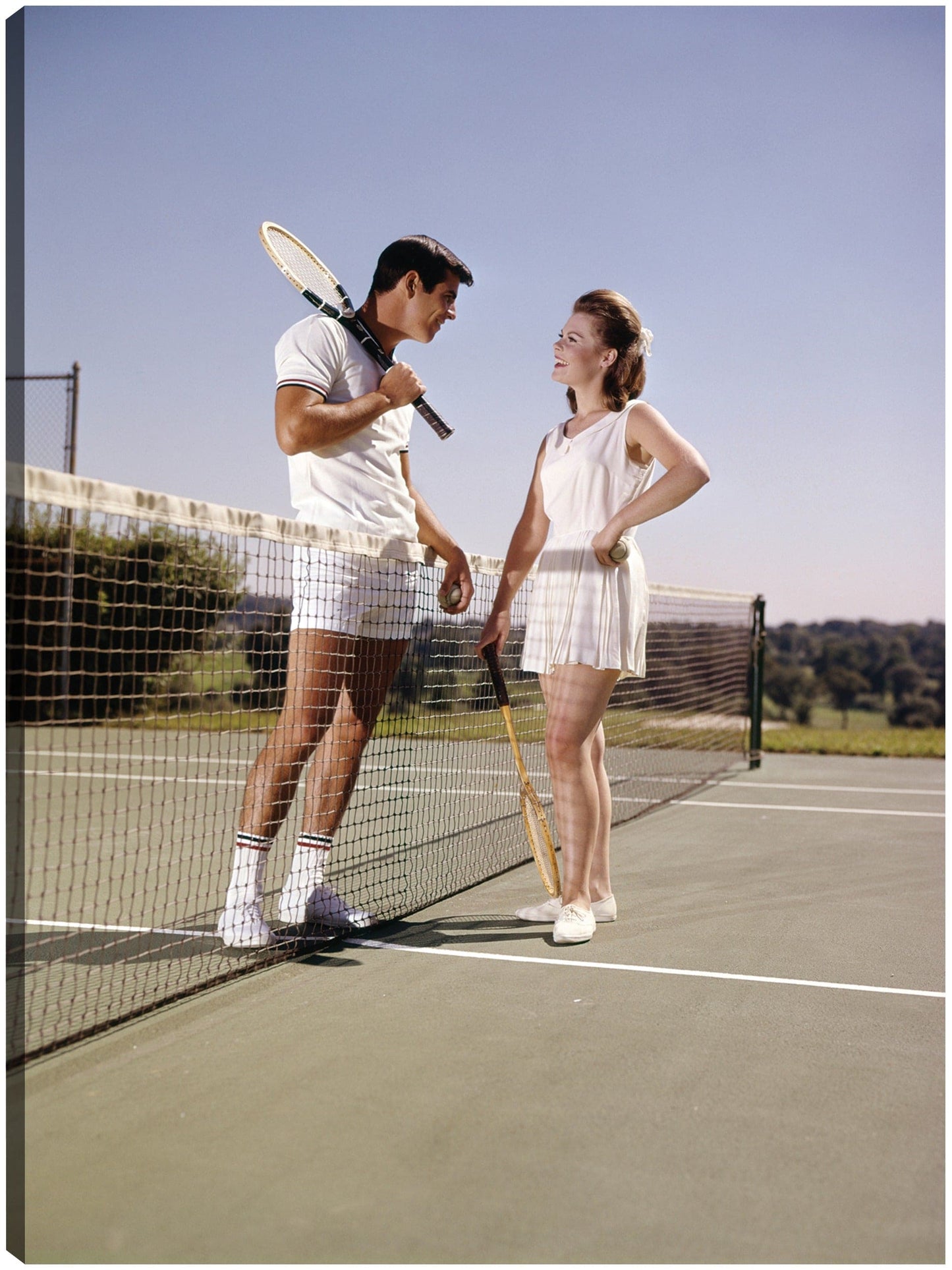 Charla de tenis dobles - Vintage Images