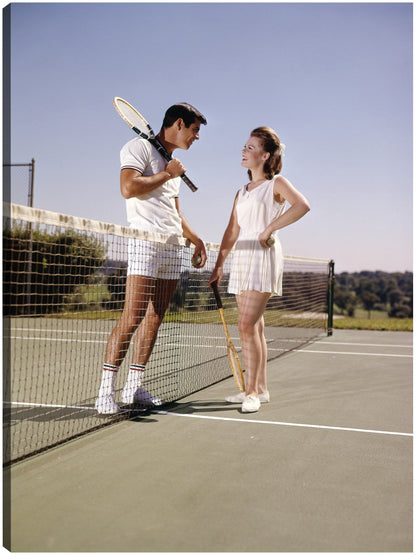 Charla de tenis dobles - Vintage Images