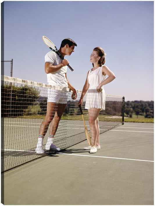 Charla de tenis dobles - Vintage Images
