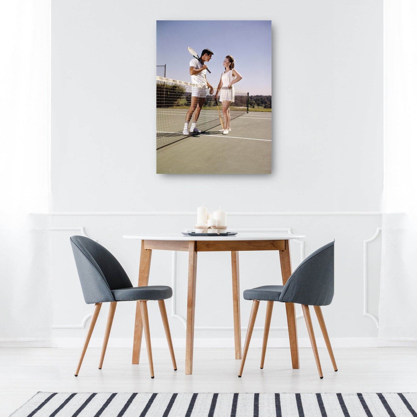 Charla de tenis dobles - Vintage Images