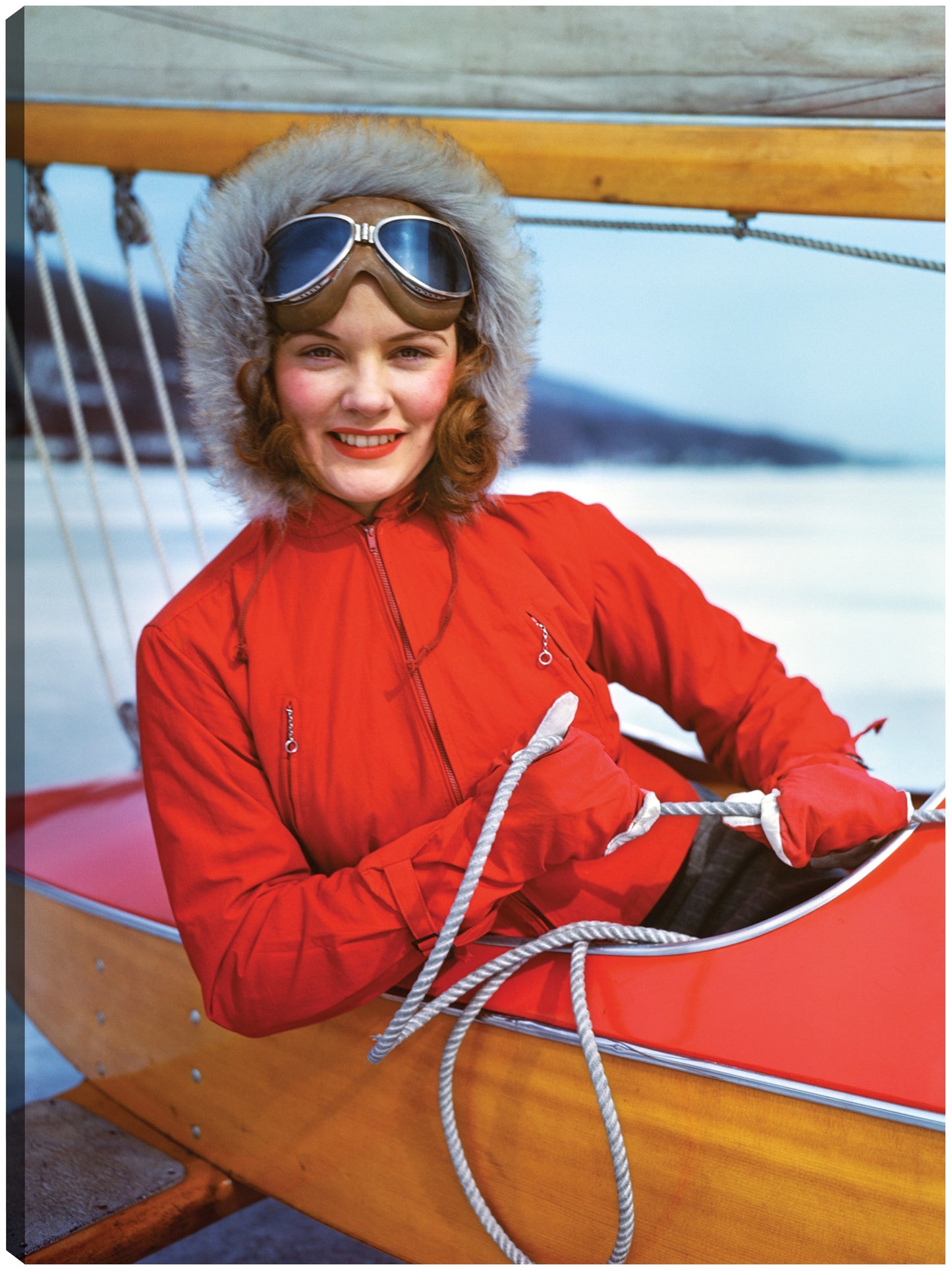 Retro Ice Boater - Vintage Images