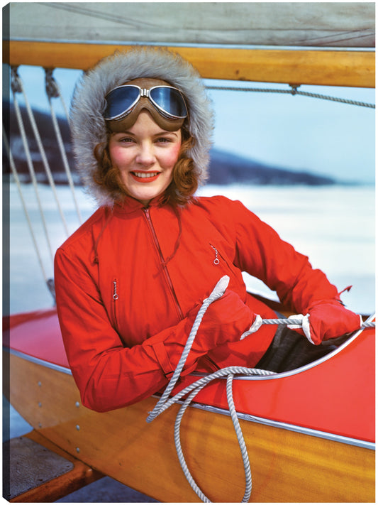 Retro Ice Boater - Vintage Images