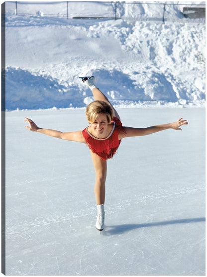 Patinador sobre hielo artístico retro - Vintage Images