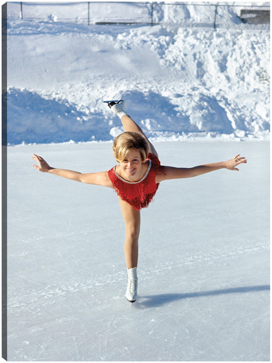 Patinador sobre hielo artístico retro - Vintage Images