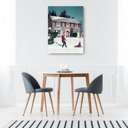 Trineo de Winter Country - Vintage Images