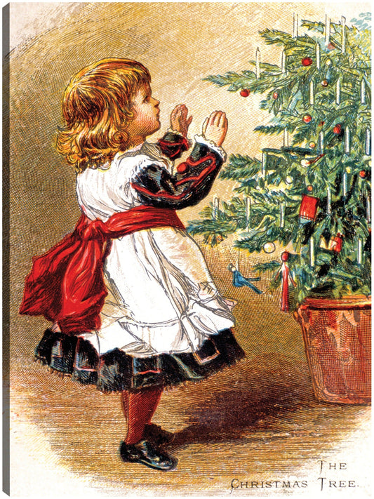 Árbol de Navidad Niño - Vintage Images