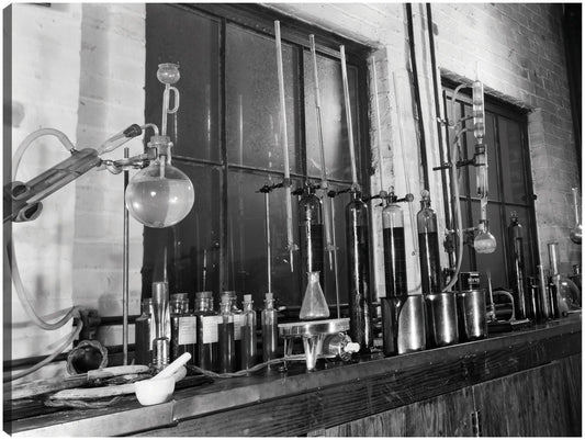 Laboratorio de ciencias vintage - Vintage Images