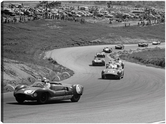 Curvas de carreras de coches retro - Vintage Images