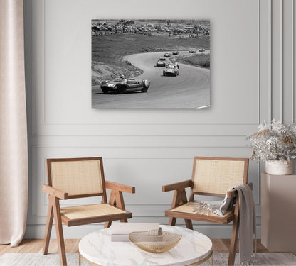 Curvas de carreras de coches retro - Vintage Images