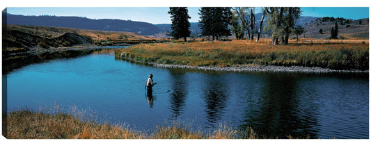 Pesca de truchas en Yellowstone - Panoramic Images