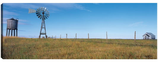 Molinos de viento en el campo - Panoramic Images