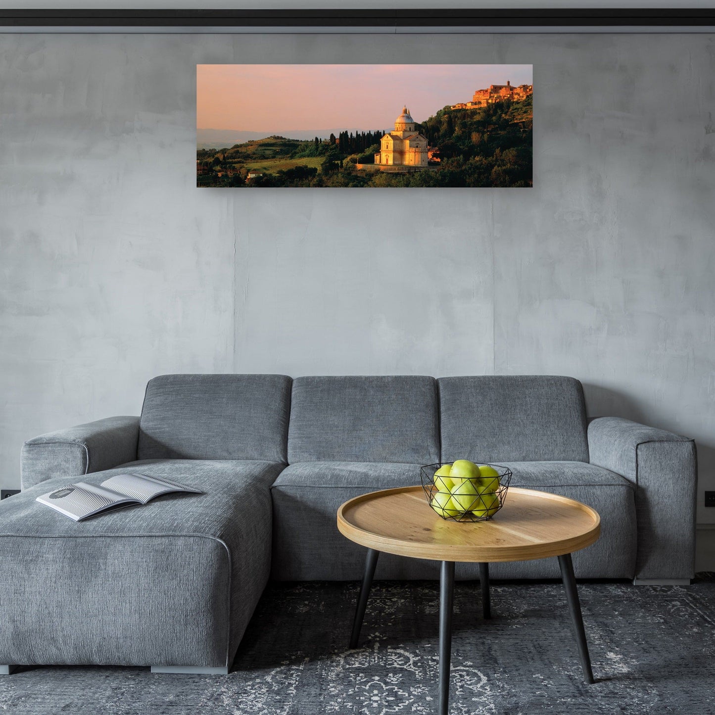 Atardecer en la campiña toscana - Panoramic Images