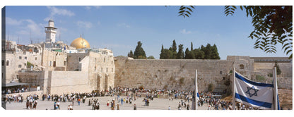 Oraciones en el Muro de los Lamentos - Panoramic Images