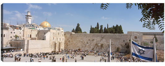 Oraciones en el Muro de los Lamentos - Panoramic Images
