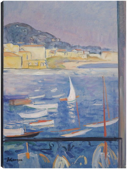 Villefranche-Sur-Mer, Fenêtre Ouverte Sur Le Port (1926) - Henri Lebasque
