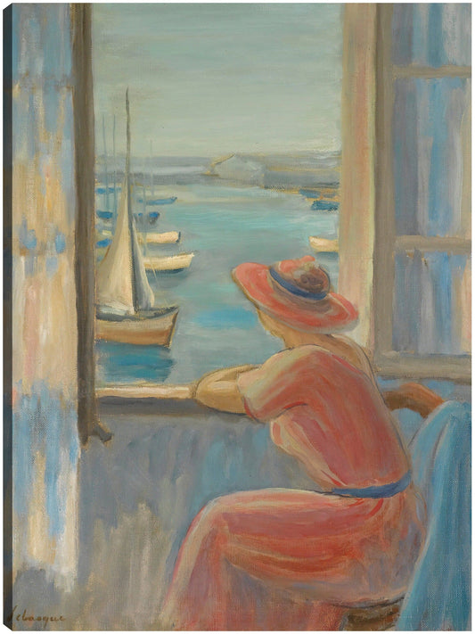 Devant La Fenêtre, Isla de Yeu (1919) - Henri Lebasque