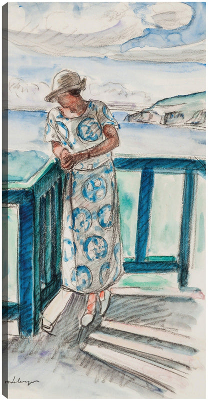 Mujer en el balcón - Henri Lebasque