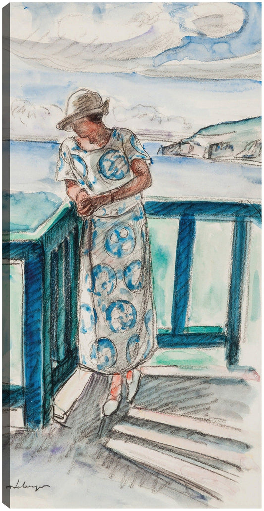 Mujer en el balcón - Henri Lebasque