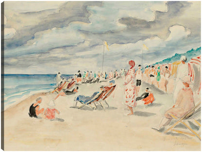 La playa de Deauville (1928) - Henri Lebasque