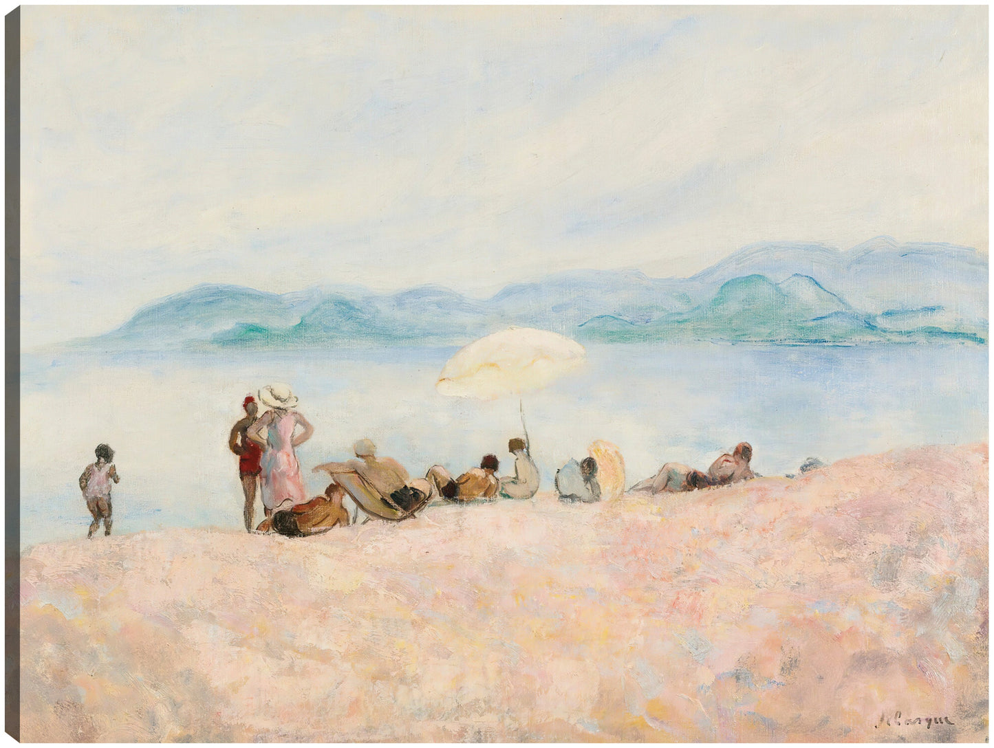 Sur La Plage - Henri Lebasque