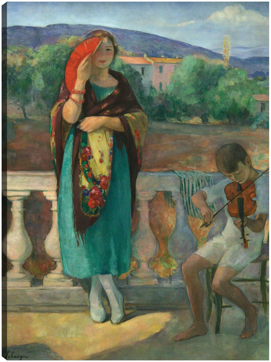 En el balcón (1920) - Henri Lebasque