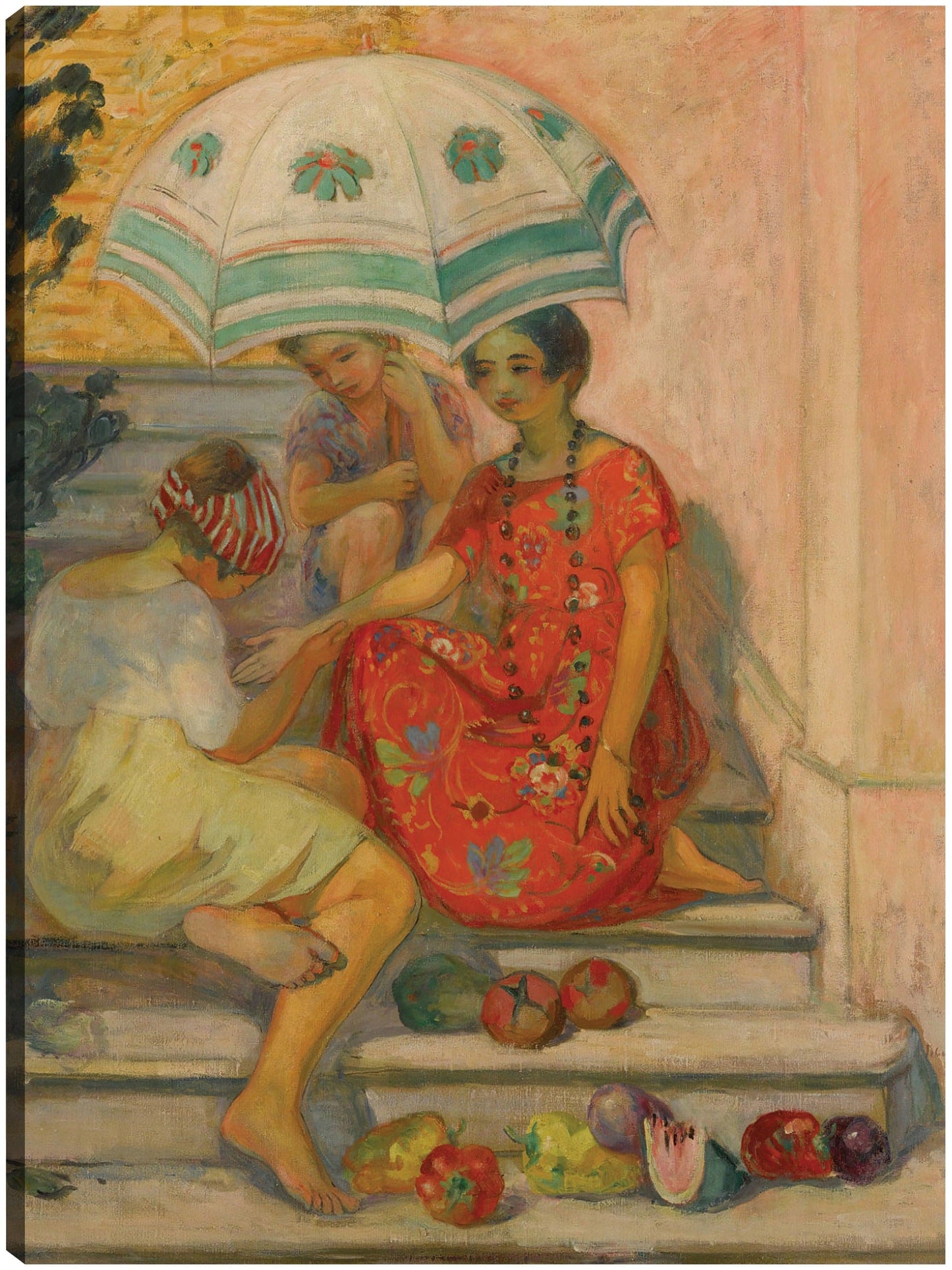 El diseño de buena aventura, sainte-maxime (1914) - Henri Lebasque