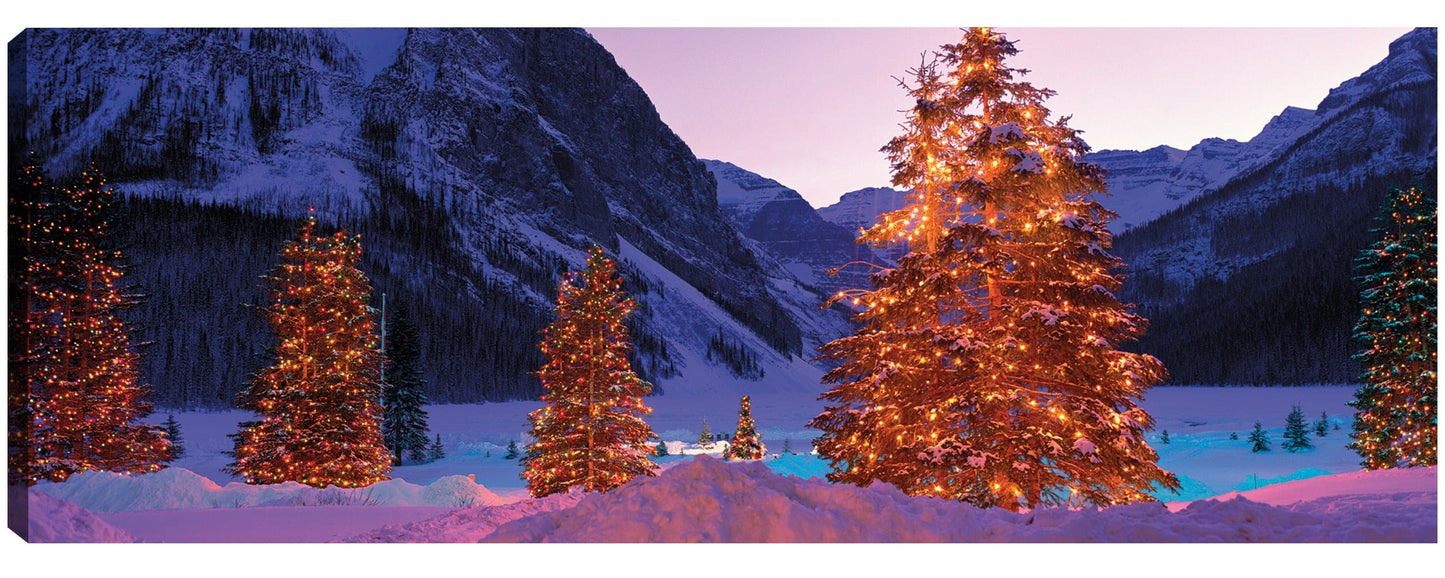 Navidad en lago Louise - Panoramic Images