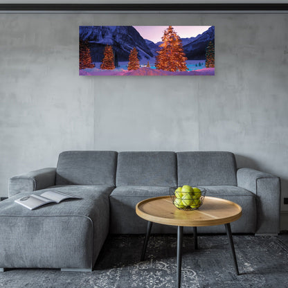 Navidad en lago Louise - Panoramic Images