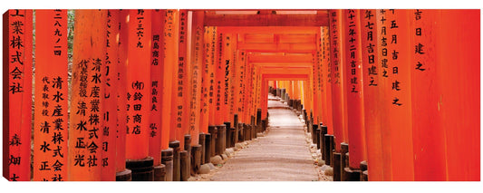 Puertas Torii, Santuario Fushimi Inari - Panoramic Images