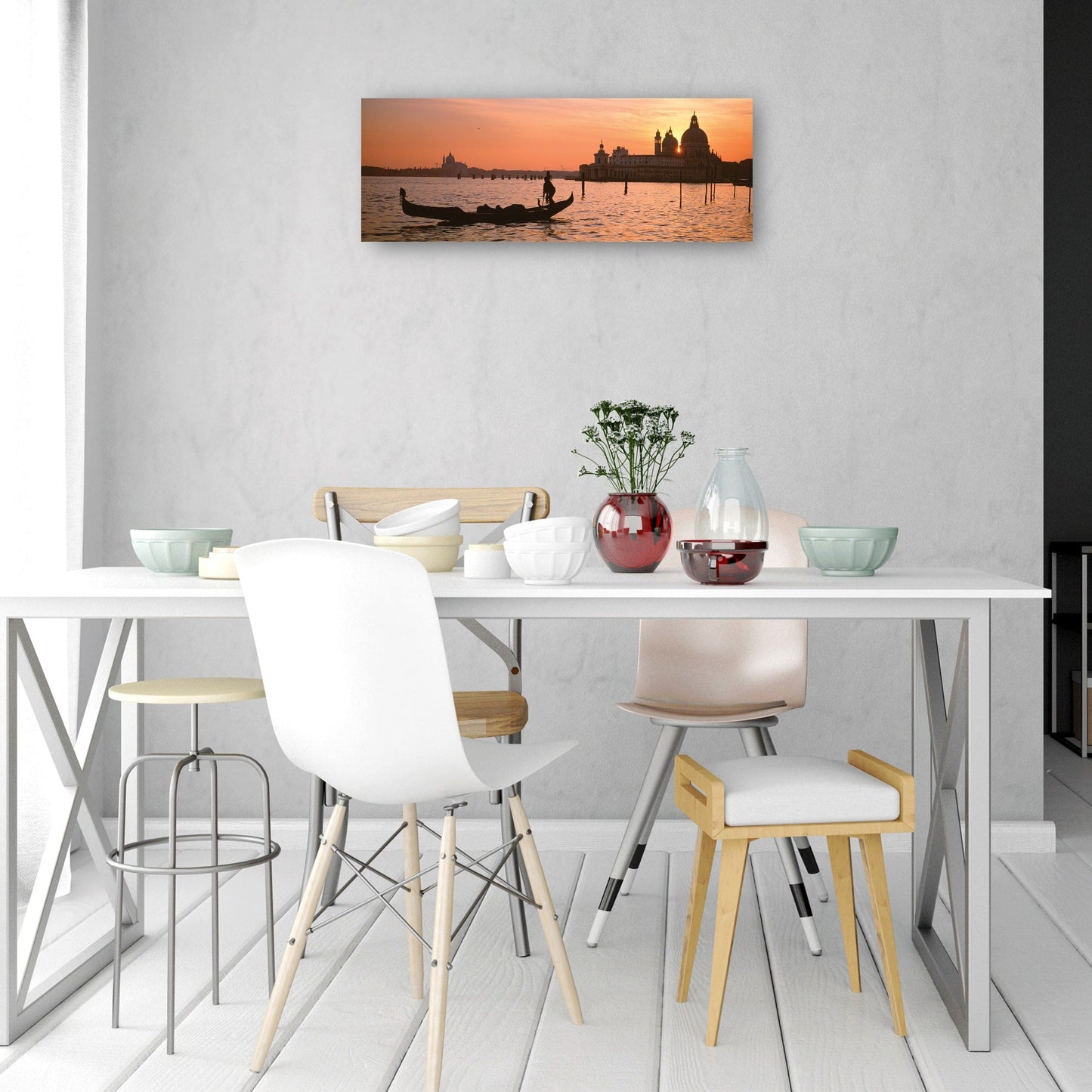 Gondolero al atardecer - Panoramic Images