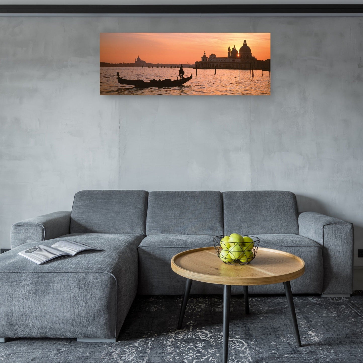 Gondolero al atardecer - Panoramic Images