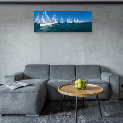 Barcos de carreras en el océano - Panoramic Images