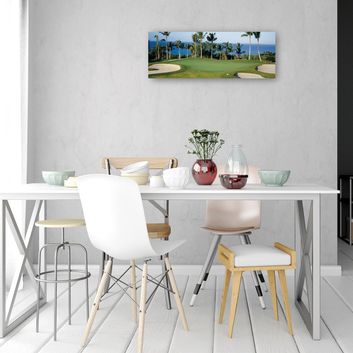 Jugar al golf en Maui - Panoramic Images