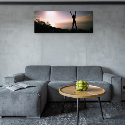 Hacer ejercicio al atardecer - Panoramic Images