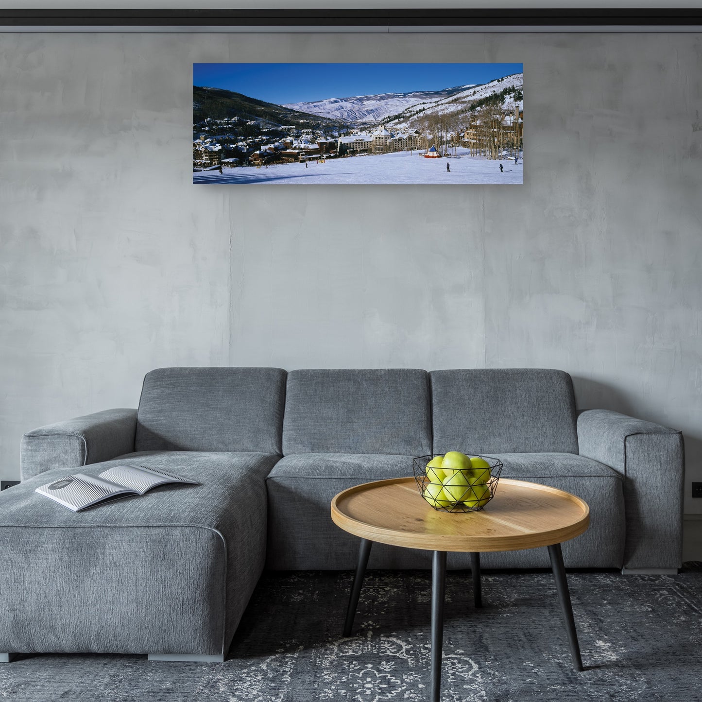 Esquiadores de Beaver Creek - Panoramic Images