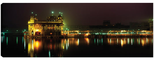 Templo de Punjab en la noche - Panoramic Images